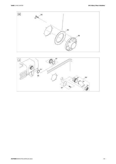 OASE Ersatzteilkatalog 2022 V1