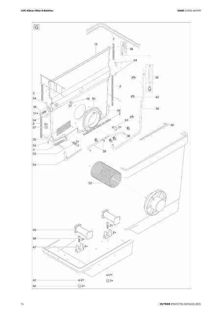 OASE Ersatzteilkatalog 2022 V1