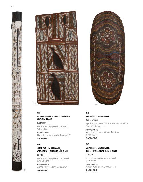 GA045 | The Alison Kelly Collection of Indigenous Art
