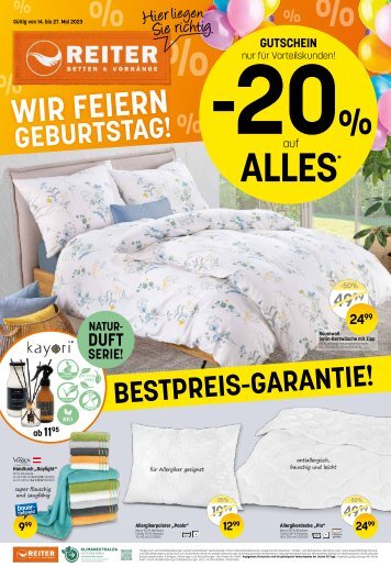 Betten Reiter Flugblatt Mai KW20/21 2023