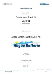 GWÖ-Bericht 2022