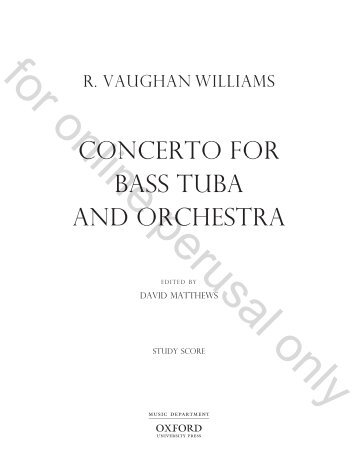 Concerto for bass tuba and Orchestra_Ralph Vaughan Williams