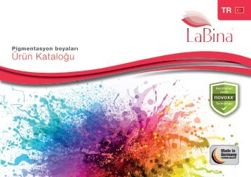 [TR] Ürün kataloğu - LaBina pigmentasyon boyaları