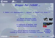 DRAGON Pol-InSAR Project - Esa