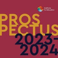 IfE Prospectus 2023-2024