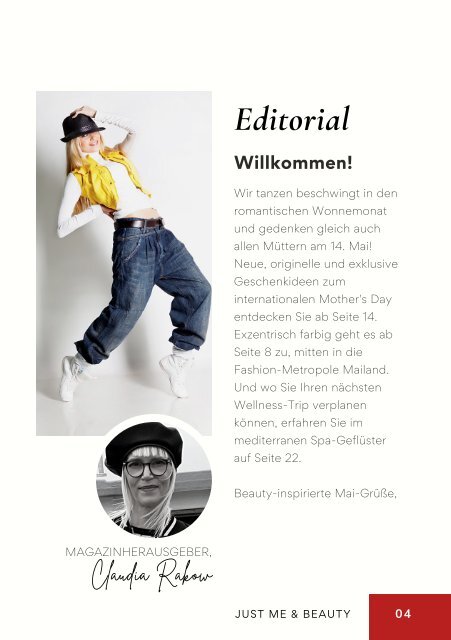 just me & beauty E-Magazin Issue N°22 Mai 2023