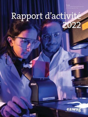 Eawag Rapport d'activité 2022