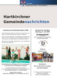 Hartkirchner Gemeindenachrichten - Hartkirchen - Land ...