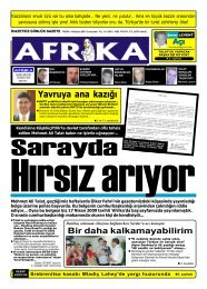 5 Temmuz 2009 - Afrika Gazetesi