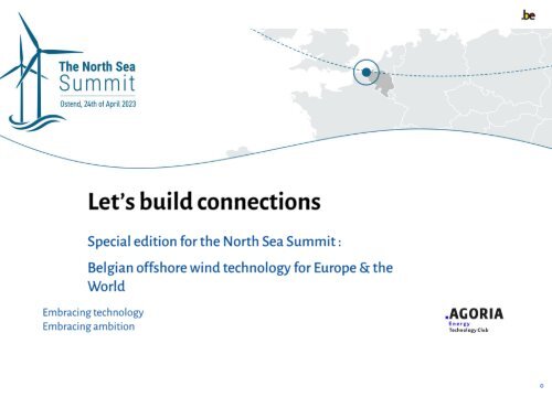 Offshore Wind Technology Portfolio 2023 : North Sea Summit Edition