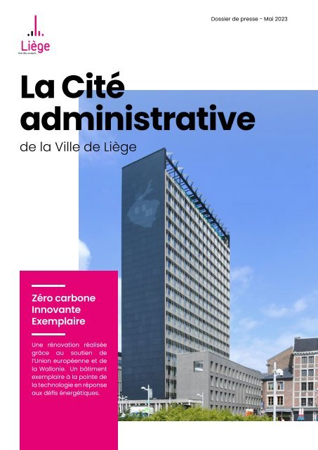 Dossier de presse - Cite administrative