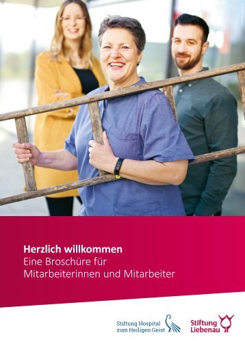 Broschüre Herzlich Willkommen für neue Mitarbeitende
