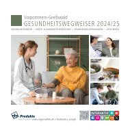 Gesundheitswegweiser Vorpommern-Greifswald 2023/24