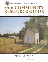 2010 COMMUNITY RESOURCE GUIDE - Orange County