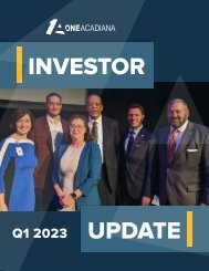 2022 Q1 Investor Update