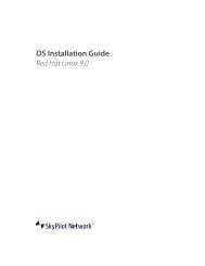 OS Installation Guide Red Hat Linux 9.0 - SkyPilot