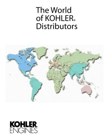 The World of KOHLER® Distributors - Kohler Engines