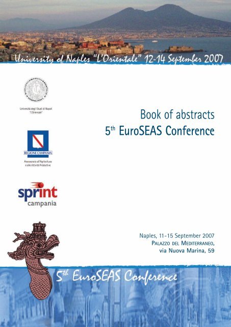 Book Of Abstracts 5th Euroseas Conference