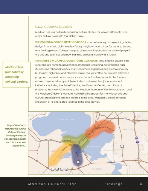 Madison Cultural Plan 2011 - City of Madison, Wisconsin