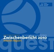 QUEST Zwischenbericht 2010 (PDF, 5.8 MB)
