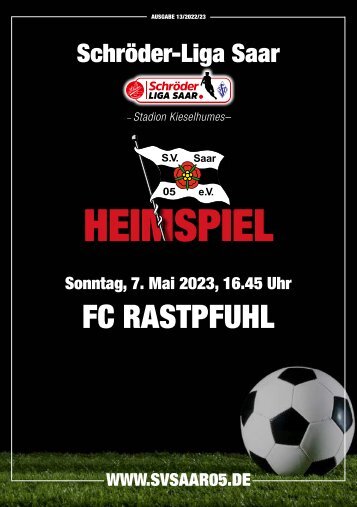 05er Magazin gegen FC Rastpfuhl