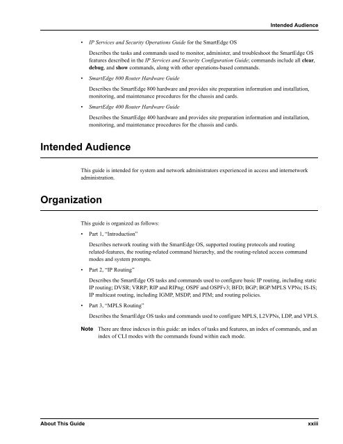 Routing Protocols Configuration Guide for the SmartEdge OS ...