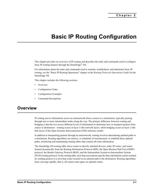 Routing Protocols Configuration Guide for the SmartEdge OS ...