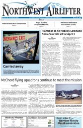 McChord flying squadrons continue to meet the ... - McChord AFB