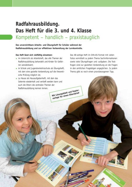 Radfahrausbildung und Verkehrserziehung in der Grundschule