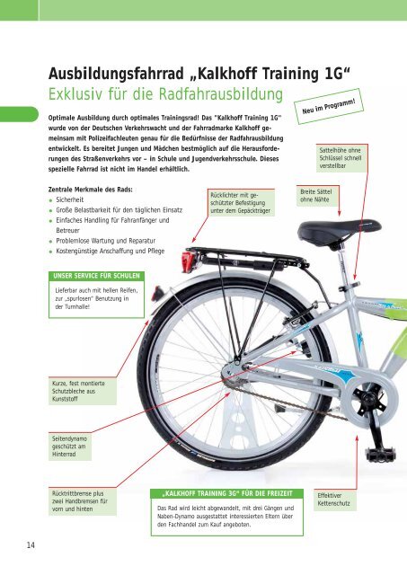 Radfahrausbildung und Verkehrserziehung in der Grundschule