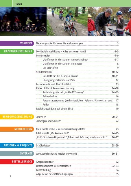 Radfahrausbildung und Verkehrserziehung in der Grundschule