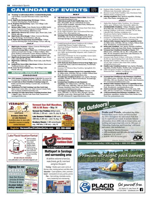 Adirondack Sports May 2023