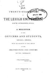 THE LEHIGH UNI - Digital Library - Lehigh University