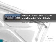 GISSMO – Material Modeling with a sophisticated Failure Criteria ...