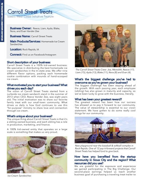 Siouxland Magazine - Volume 5 Issue 3