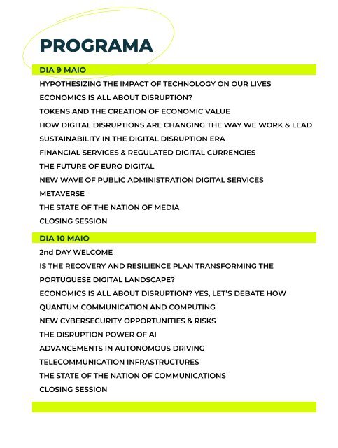 COMUNICAÇÕES 246 - Presidente do 32º Digital Business Congress - TIC fazem coisas excecionais
