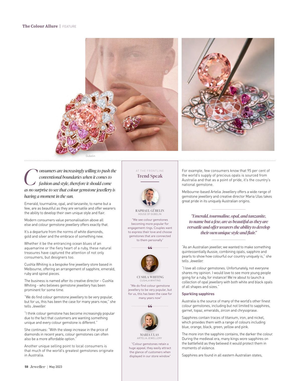 The Colour Allure: Gemstones steal the spotlight - Jeweller Magazine:  Jewellery News and Trends