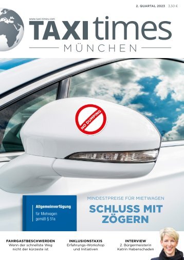 Taxi Times München - 2. Quartal 2023