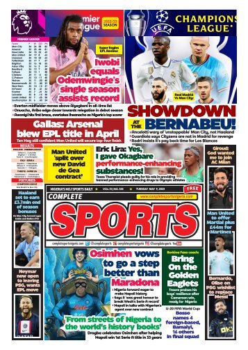 Complete Sports - Tuesday, May 9, 2023