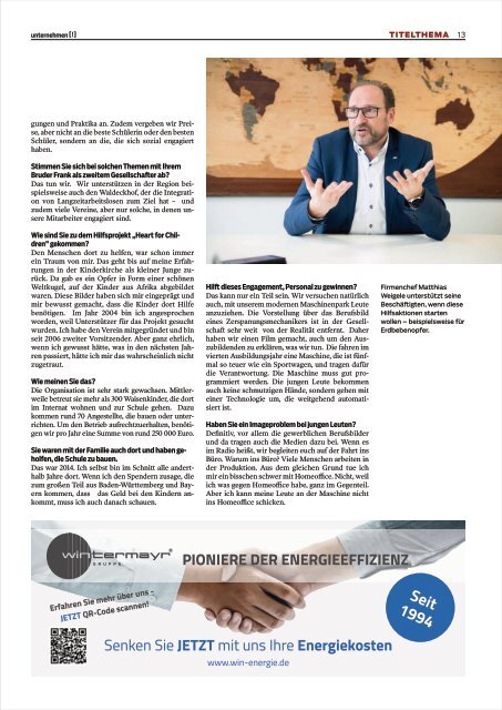 2023/02 | Unternehmen | Mai 2023 | Ausgabe 87