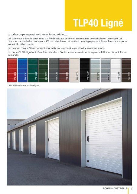 Industrial Doors By Ryterna FR