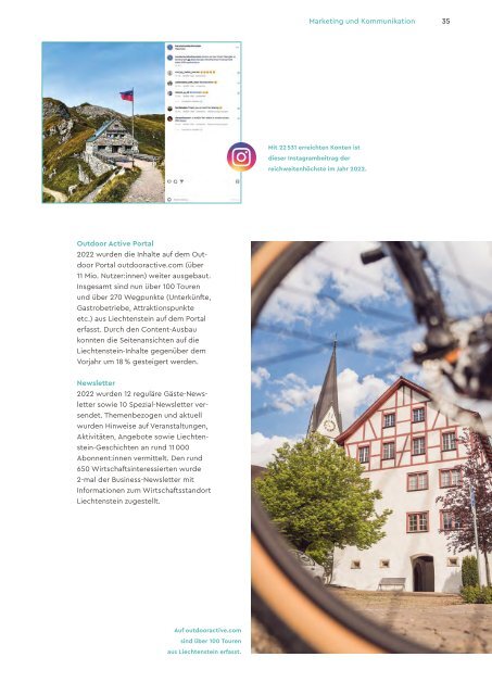 Geschäftsbericht Liechtenstein Marketing 2022