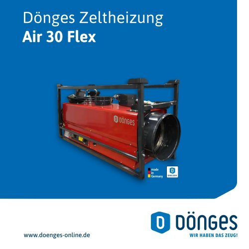 Dönges Zeltheizung Air 30 Flex