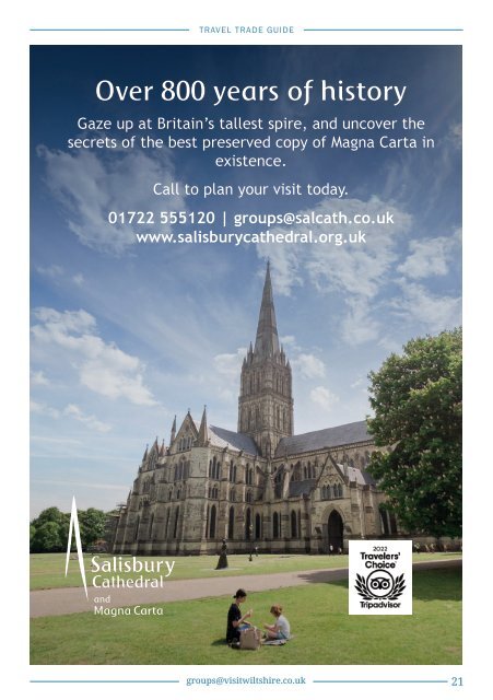 VisitWiltshire Travel Trade Guide 2023