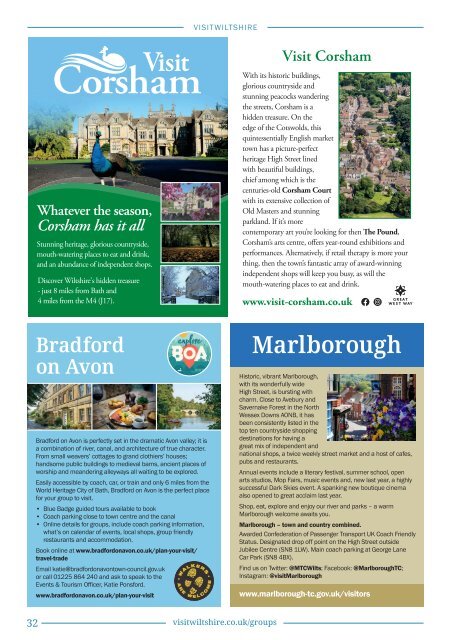 VisitWiltshire Travel Trade Guide 2023