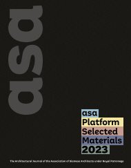 ASA Platform Selected Materials 2023