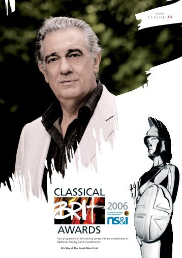The BRIT Classic Awards 2006 - Show Programme