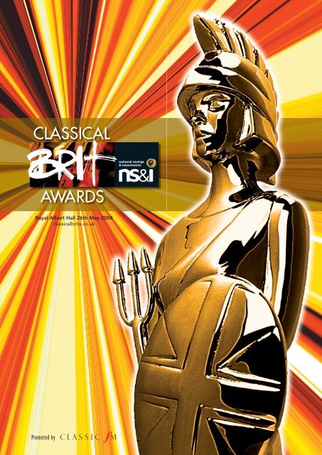 The BRIT Classic Awards 2004 - Show Programme