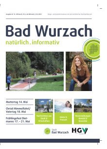 10.05.2023 Bürger- und Gästeinformation Bad Wurzach