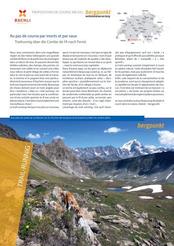 Proposition de Course 05.2023 - Au pas de course par monts et par vaux